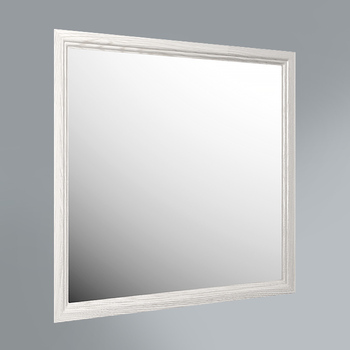 Панель с зеркалом Provence, 80 см белый<br>